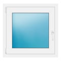 Fenster 77x75 cm Weiß