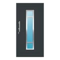 Aluminium Haustür 104x203,5 cm Anthrazitgrau RAL 7016 Prezo Top 01 