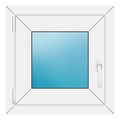 Fenster 54x54 cm Weiß