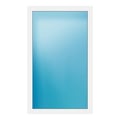 Festverglasung 100x165 cm Weiß