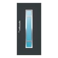 Aluminium Haustür 96x206 cm Anthrazitgrau RAL 7016 Prezo Top 01 