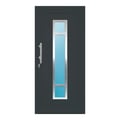 Aluminium Haustür 98x210 cm Anthrazitgrau RAL 7016 Prezo Top 01 