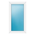 Festverglasung 58x106 cm Weiß