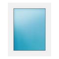 Festverglasung 62x77 cm Weiß