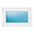 Fenster 90x58 cm Weiß