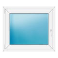 Fenster 100x86 cm Weiß