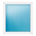 Festverglasung 92x100 cm Weiß