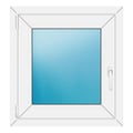 Fenster 66x70 cm Weiß