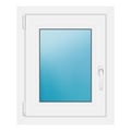 Fenster 55x67 cm Weiß