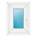 Fenster 44x62 cm Weiß
