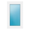Festverglasung 45,5x77,5 cm Weiß