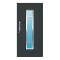 Aluminium Haustür 100x207 cm Anthrazitgrau RAL 7016 Prezo Top 01 