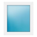 Festverglasung 70,5x79,5 cm Weiß