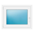 Fenster 82x65 cm Weiß