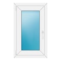 Fenster 56x92 cm Weiß