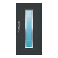 Aluminium Haustür 108x216 cm Anthrazitgrau RAL 7016 Prezo Top 01 