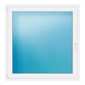 Fenster 130x133 cm Weiß