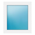 Festverglasung 64x72 cm Weiß
