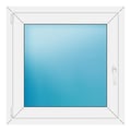 Fenster 86x86 cm Weiß