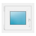 Fenster 50x46 cm Weiß