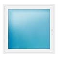 Fenster 129x124 cm Weiß