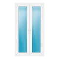Zweiflügeliges Fenster 100x180 cm Weiß