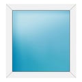 Festverglasung 90x95 cm Golden Oak genarbt