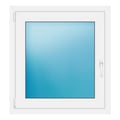 Fenster 82x88 cm Weiß