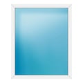 Festverglasung 128x158 cm Weiß