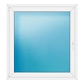 Fenster 122x130 cm Weiß