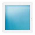 Innenansicht Fenster 122x122,7 cm Weiß