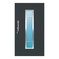 Aluminium Haustür 108x194 cm Anthrazitgrau RAL 7016 Prezo Top 01 