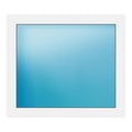 Festverglasung 97x84 cm Weiß