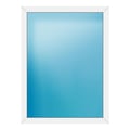 Festverglasung 120x160 cm Weiß