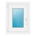 Fenster 46x61 cm Weiß