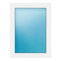Festverglasung 66x88 cm Weiß