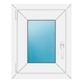 Fenster 48x60 cm Weiß