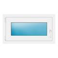 Fenster 82x46 cm Weiß