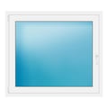 Fenster 124x109 cm Weiß
