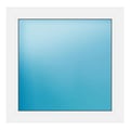 Festverglasung 79x78 cm Weiß