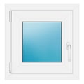 Fenster 54x55 cm Weiß
