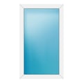 Festverglasung 80x136 cm Weiß