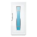 Aluminium Haustür 93x198 cm Verkehrsweiß RAL 9016 Prezo Top 01 