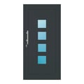 Aluminium Haustür 110x221 cm Anthrazitgrau RAL 7016 Prezo Top 09 