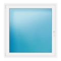 Fenster 126x130 cm Weiß