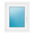 Innenansicht Fenster 63x76 cm Weiß
