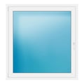 Fenster 133x140 cm Weiß