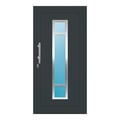 Aluminium Haustür 103x207 cm Anthrazitgrau RAL 7016 Prezo Top 01 