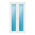 Zweiflügeliges Fenster 92x180 cm Weiß