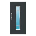 Aluminium Haustür 100x200 cm Anthrazitgrau RAL 7016 Prezo Top 01 